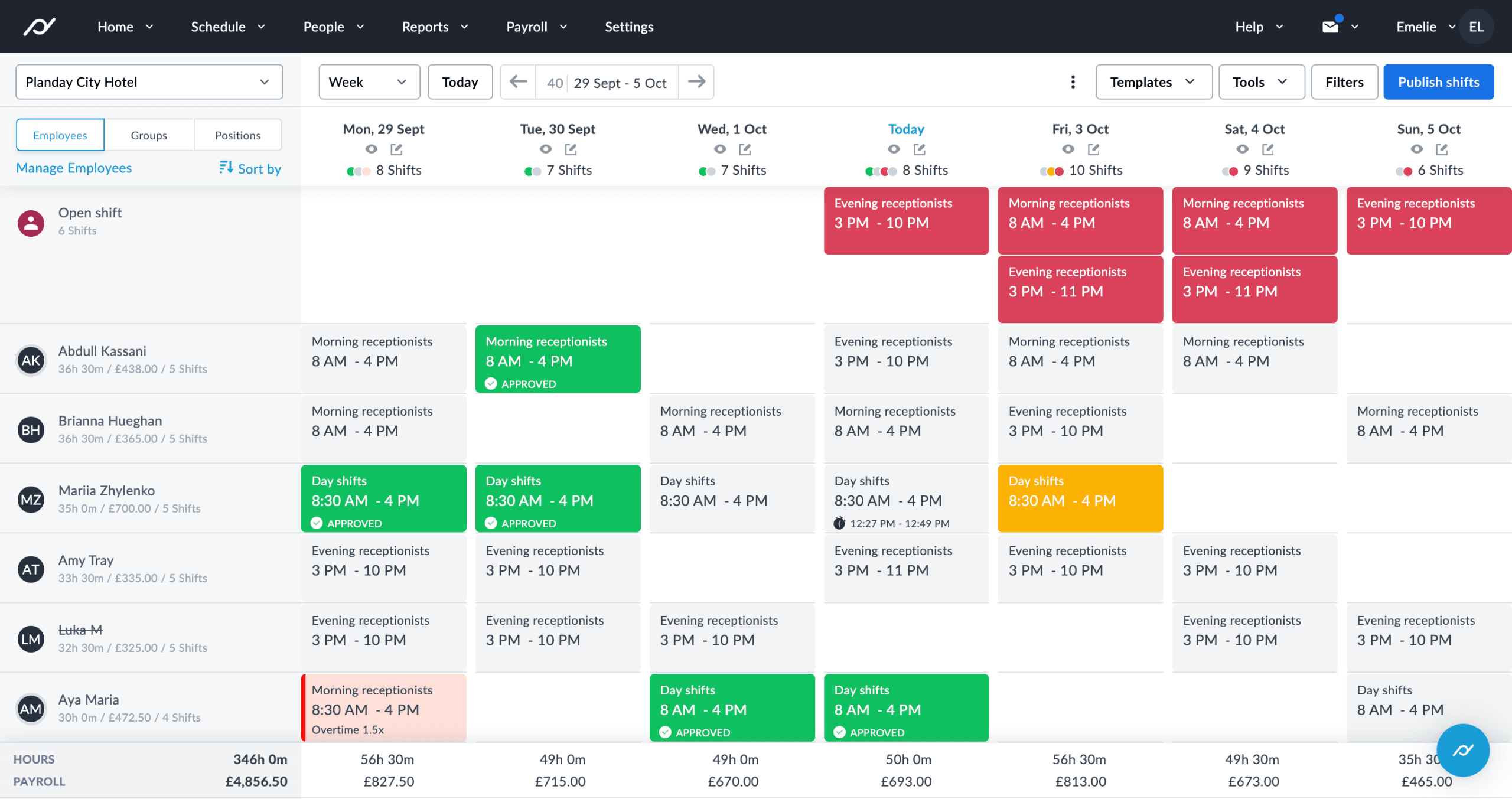 Product tour preview